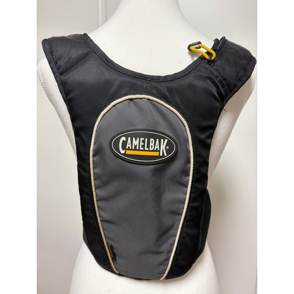 CamelBak HydroBak Hydration Pack Black Grey 70oz 2L Omega Reservoir Backpack